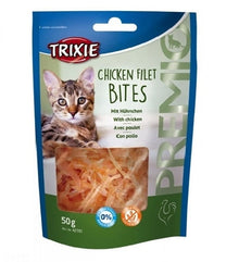 Trixie Premio Bites Chicken Fillets Cat Treats - 50G