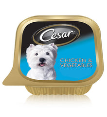Cesar Chicken and Vegetables Wet Dog Food - 100G