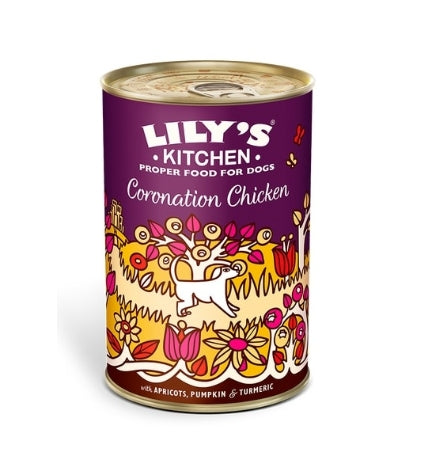 Lily's Kitchen Coronation Chicken Wet Dog Food Box 6x400G