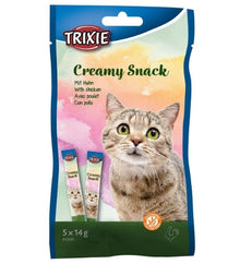 Trixie Creamy Snack with Chicken Cat Treats - 5X14G