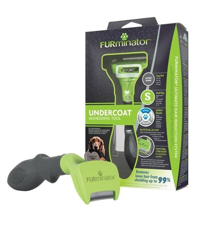 أداة FURminator لإزالة الشعر المتساقط من تحت الفرو للكلاب متوسطة الطول والشعر