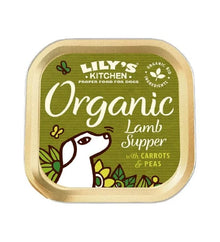 Lily's Kitchen Organic Lamb Supper Wet Dog Food Box 11x150G