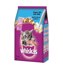 Whiskas Junior Ocean Fish with Milk Dry Cat Food - 1.1KG