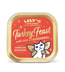 Lily's Kitchen Cat Christmas Turkey and Ham Feast - 85G
