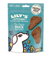 Lily's Kitchen The Mighty Duck Mini Jerky Grain Free Dog Treats - 70G
