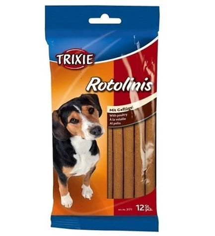 Trixie Rotolinis Poultry Dog Treats - 120G