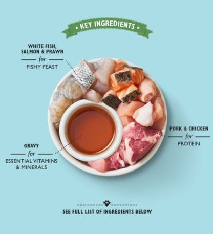 Lily's Kitchen Tasty Cuts Ocean Fish Wet Cat Food Box 6x85G