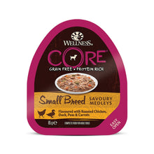 Wellness Core Small Breed  SavMed Ch/Dck Dog 85g