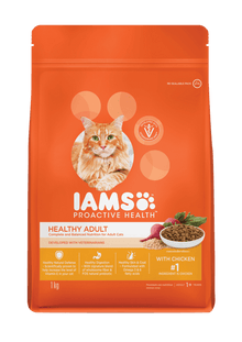 IAMS Proactive Health Adult with Chicken Dry Cat Food - 1KG