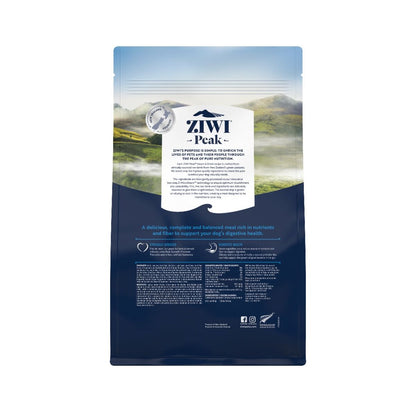 طعام الكلاب الجاف ZIWI Peak بنكهة لحم الضأن المتغذى على العشب والمطهو ​​على البخار والمجفف مع الخضراوات الخضراء، 1.5 كجم/NA