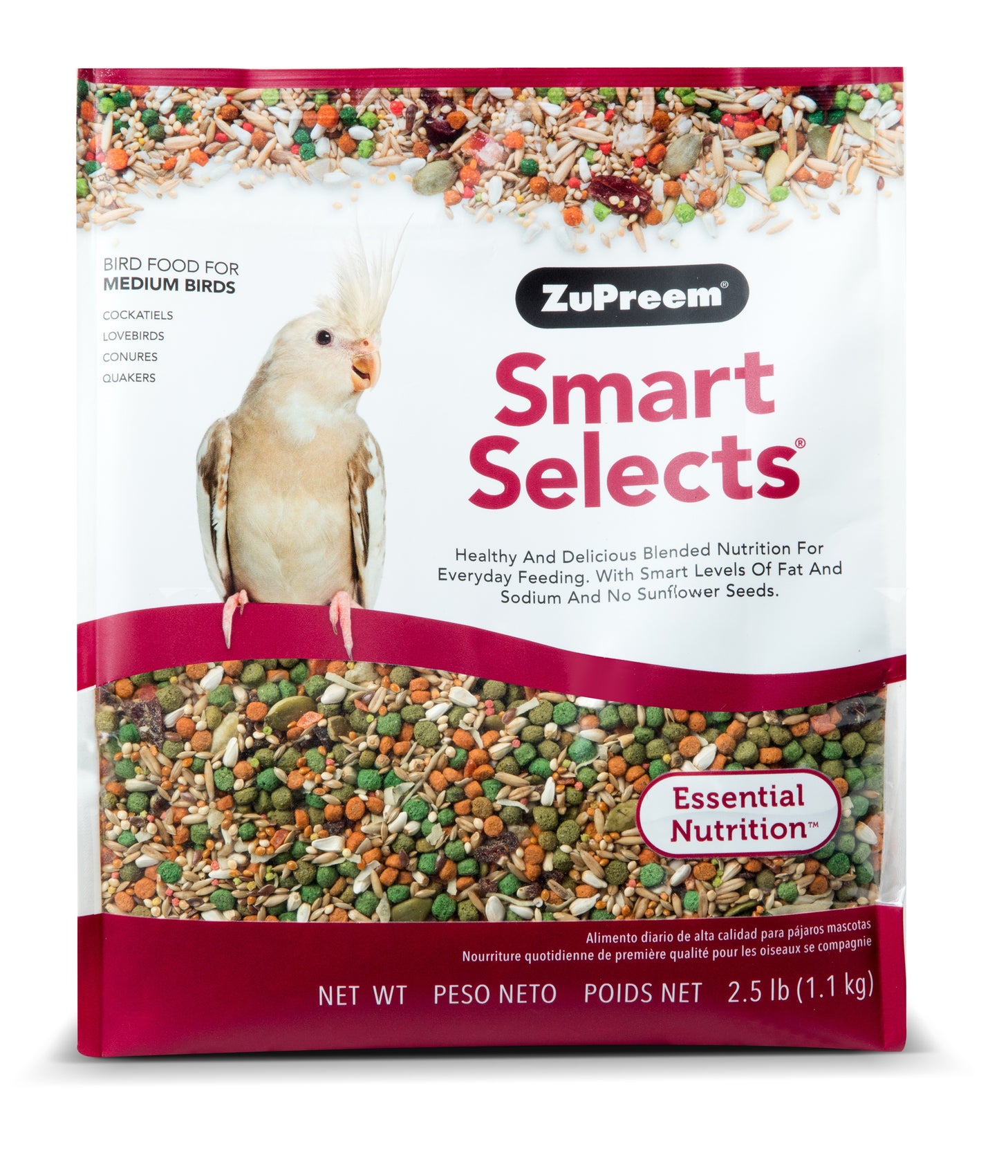 Smart Selects Cockatiels 2.5 lbs